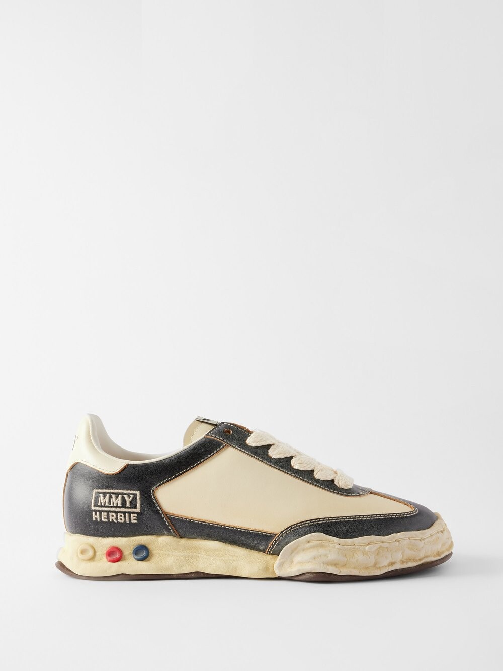 

Кожаные кроссовки herbie original sole Mihara Yasuhiro, черный