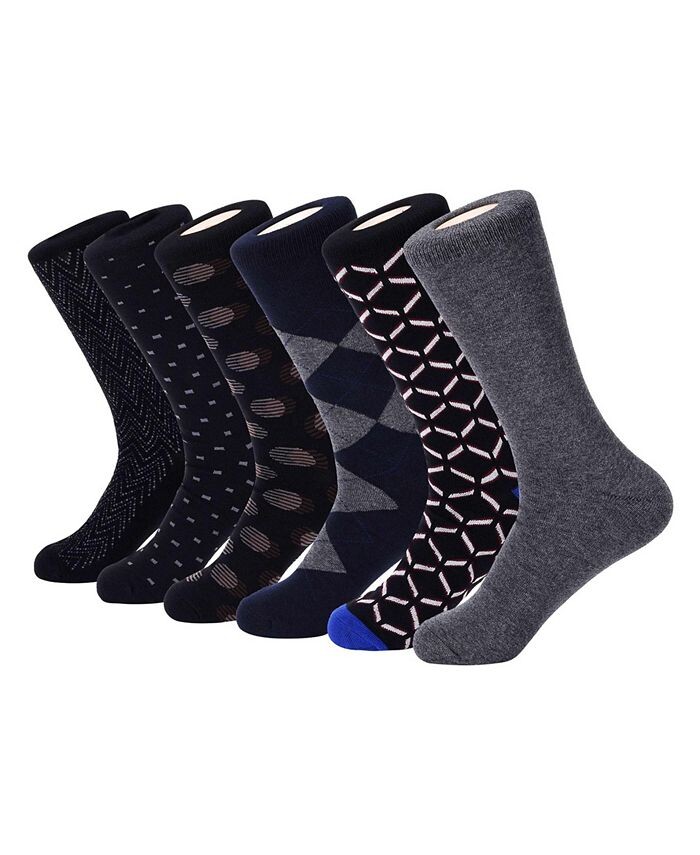 

Мужские носки Astral Nightfall Dress Crew (6 шт.) Mio Marino, коричневый