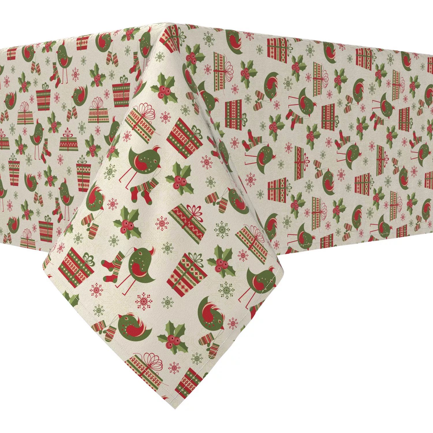 Прямоугольная скатерть, 100% хлопок, 52x120 дюймов, Рождество. прямоугольная скатерть 100 % хлопок 52x120 дюймов в стиле подсолнух