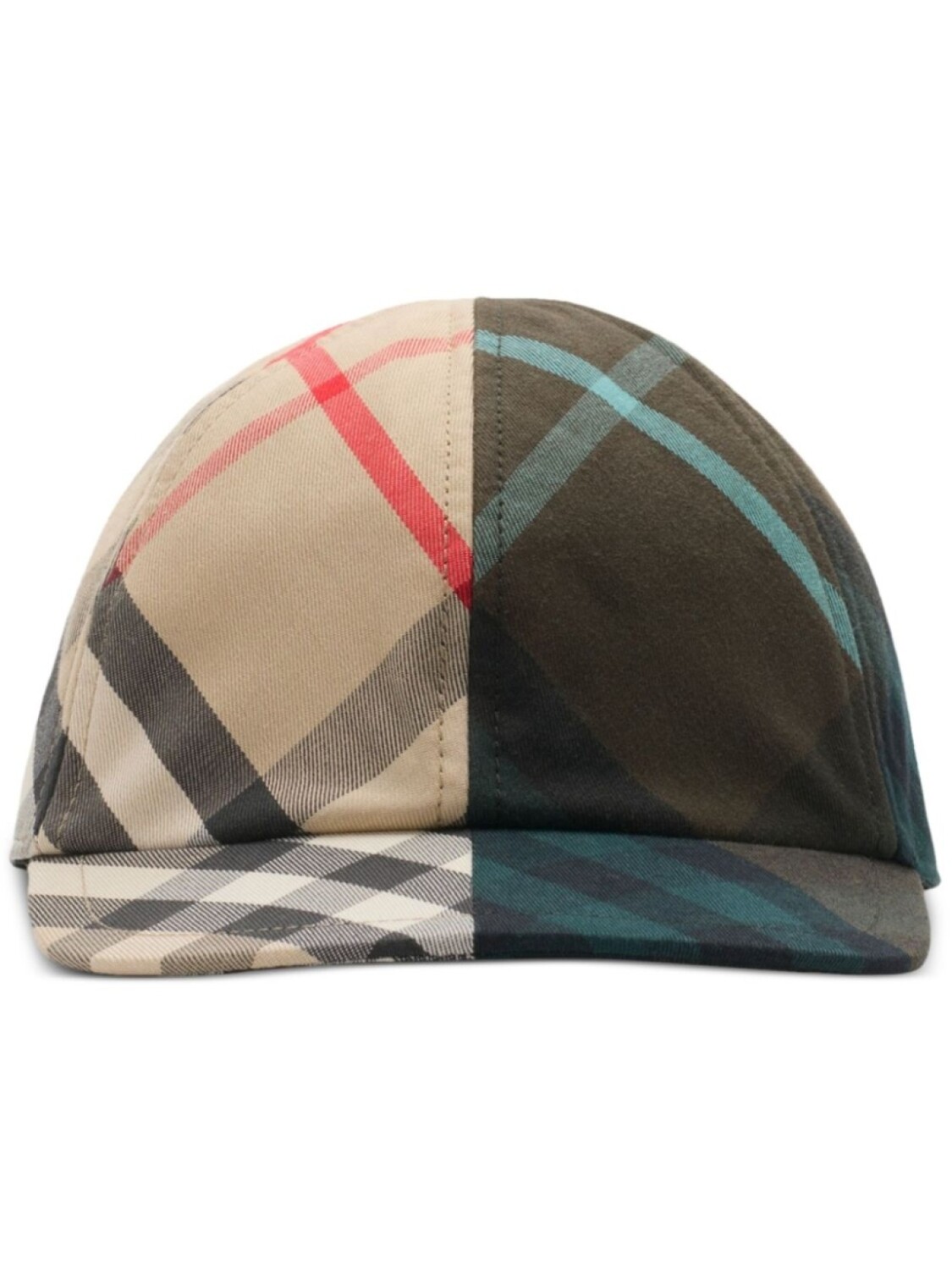 

Бейсболка в клетку Burberry Kids, коричневый