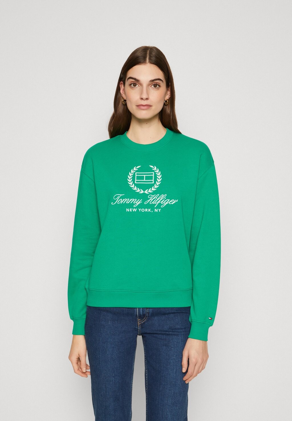 

Толстовка REG FLAG SCRIPT Tommy Hilfiger, зеленый