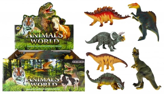 гибберт клэр фаркас рудольф эра динозавров жизнь в доисторические времена Mega Creative, Динозавры 25 см, фигурки