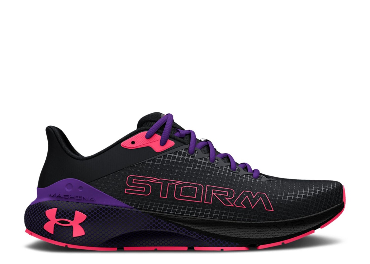 

Кроссовки Under Armour Wmns Hovr Machina 'Storm - Black Pink Shock', черный