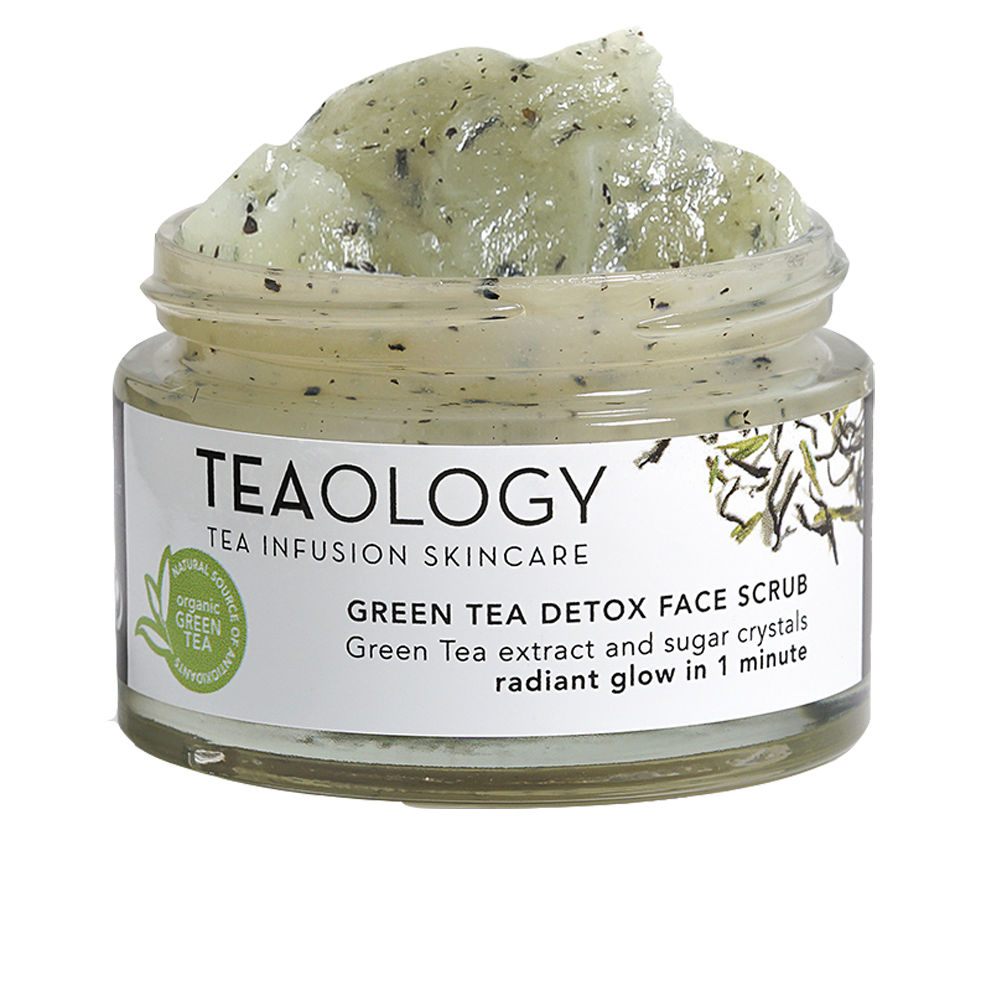 Маска для лица Exfoliante facial detox de té verde Teaology, 50 мл скраб для лица stick limpiador de poros de té matcha teaology 12 г