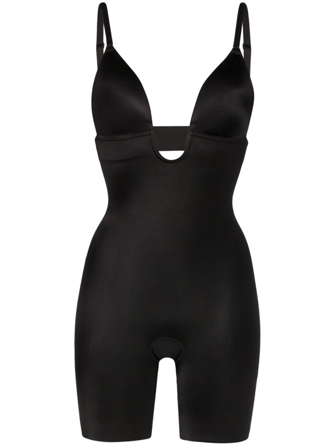 

Боди до середины бедра Suit Your Fancy с глубоким вырезом SPANX, черный