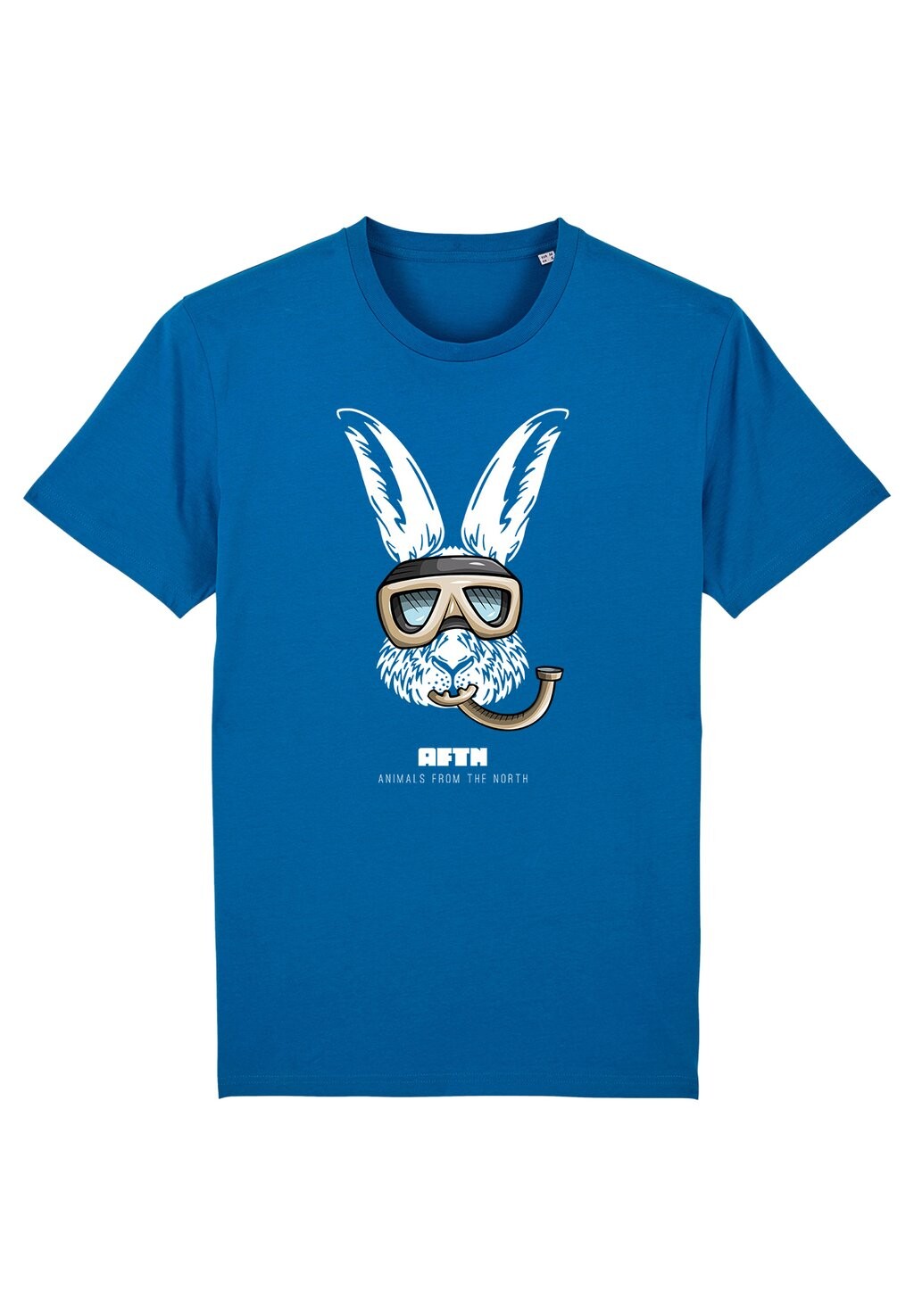 

Футболка с принтом [#AFTN] SCHNEEHASE Watapparel, цвет royal blue