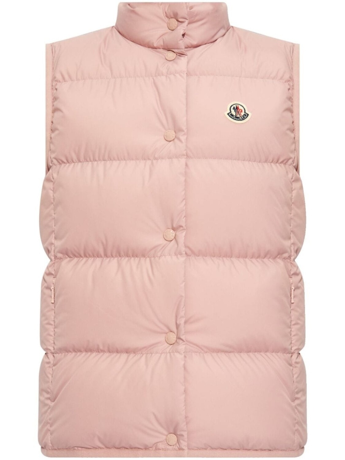 

Moncler стеганый пуховый жилет, розовый