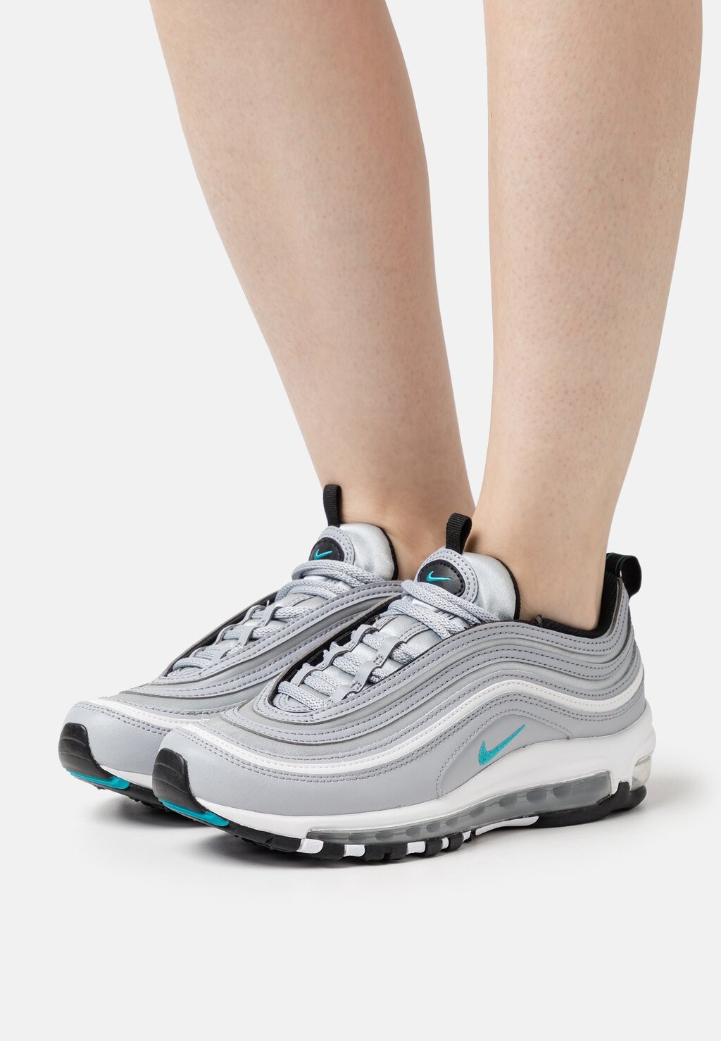 

Кроссовки Nike Air Max 97, серый / бирюзовый туманность