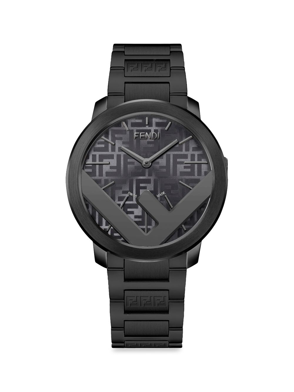 

Часы F Is Fendi с браслетом из нержавеющей стали Fendi, неро
