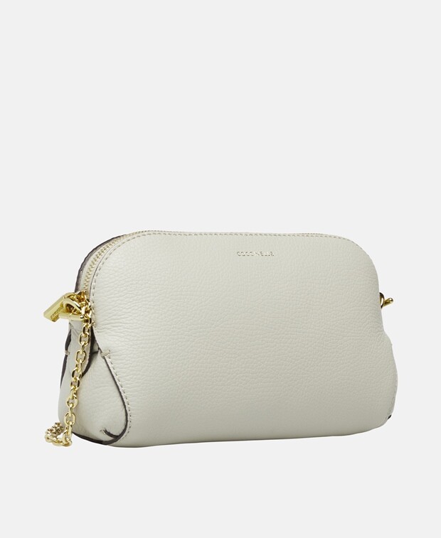 

Кожаная сумка через плечо Coccinelle, цвет Medium Grey