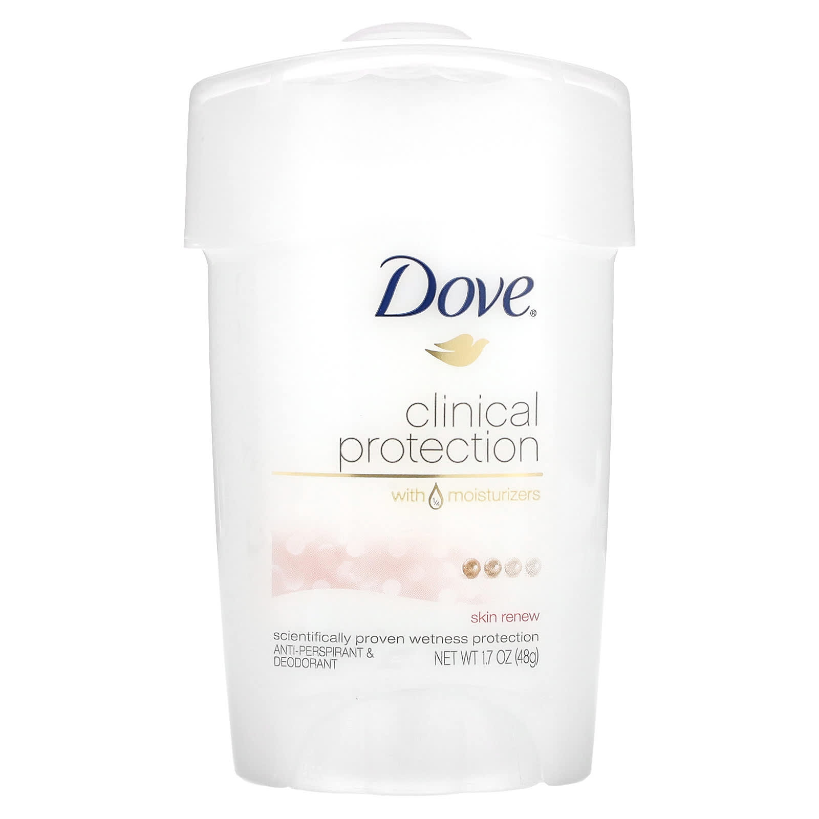 

Clinical Protection, Prescription Strength, дезодорант-антиперспирант, восстановление кожи, 48 г (1,7 унции), Dove