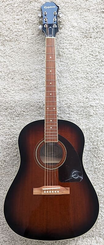 

Акустическая гитара Epiphone J-45 Studio Acoustic Guitar, Model AJ-220S Mahogany Burst - EA22MBNH1