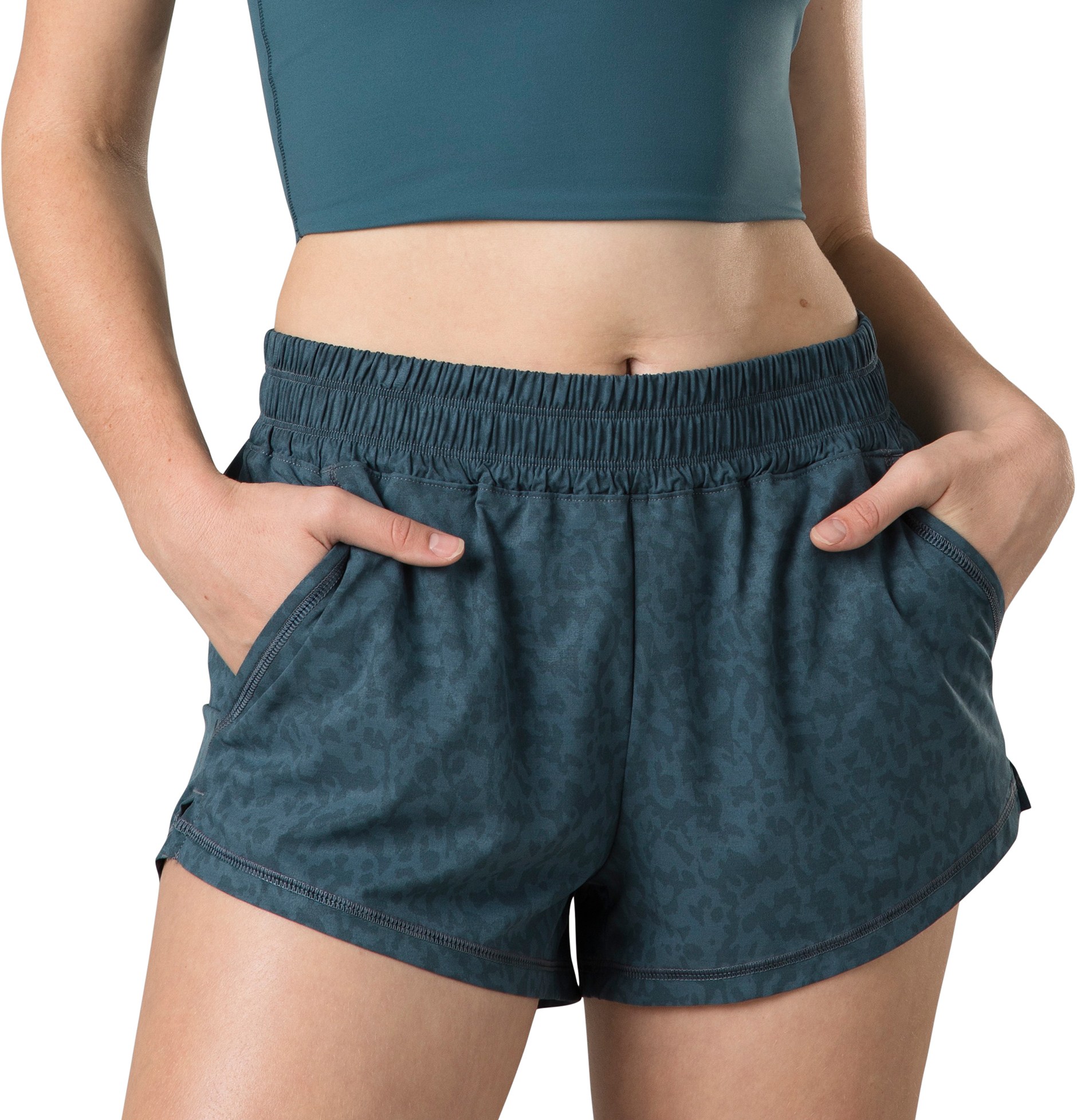 Шорты Railay - женские prAna, синий широкие брюки railay prana зеленый