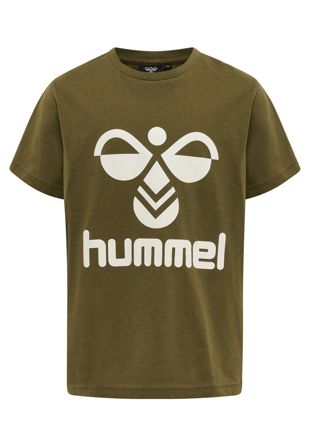 Футболка с принтом TRES Hummel, цвет dark olive