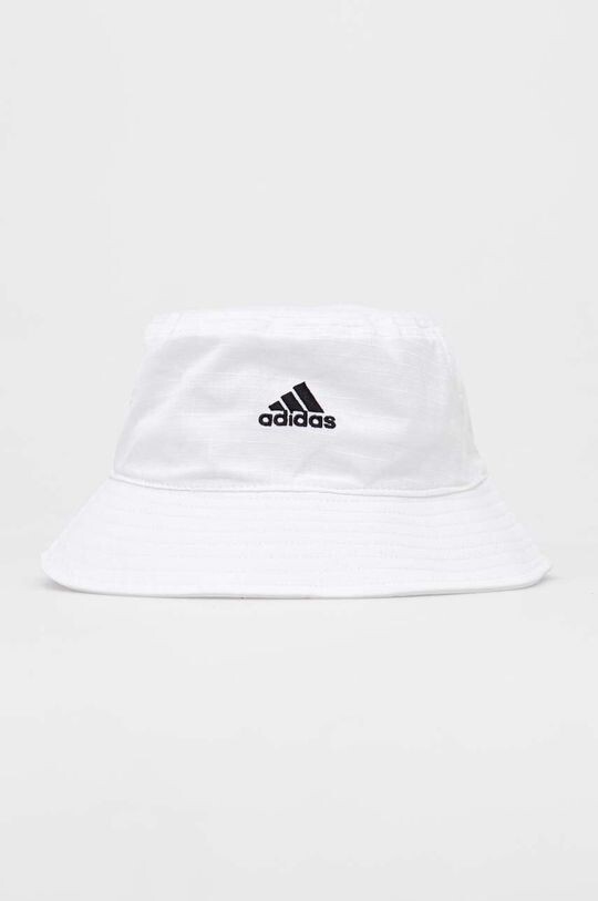 

Хлопчатобумажная шапка adidas, белый