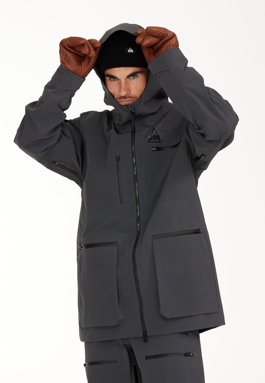 Сноубордическая куртка SKI SILVERTON SOS, цвет asphalt