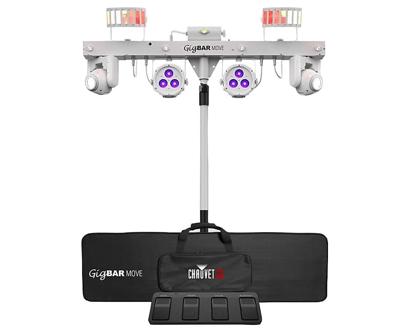 

Система освещения Chauvet CHAUVET DJ GigBAR MOVE 5-In-1 Lighting System w/ Tripod, Footswitch, & Bag