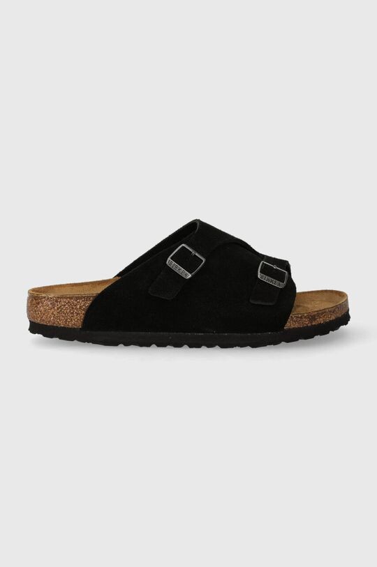 

Замшевые шлепанцы Zürich Birkenstock, черный