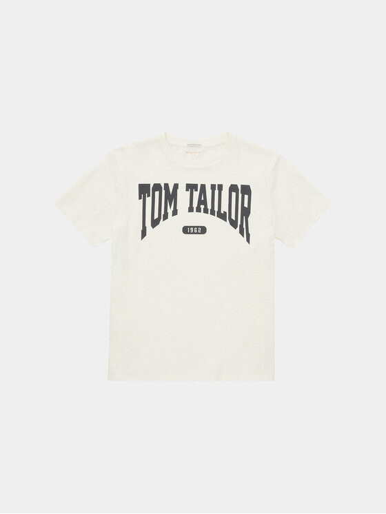

Футболка стандартного кроя Tom Tailor, белый