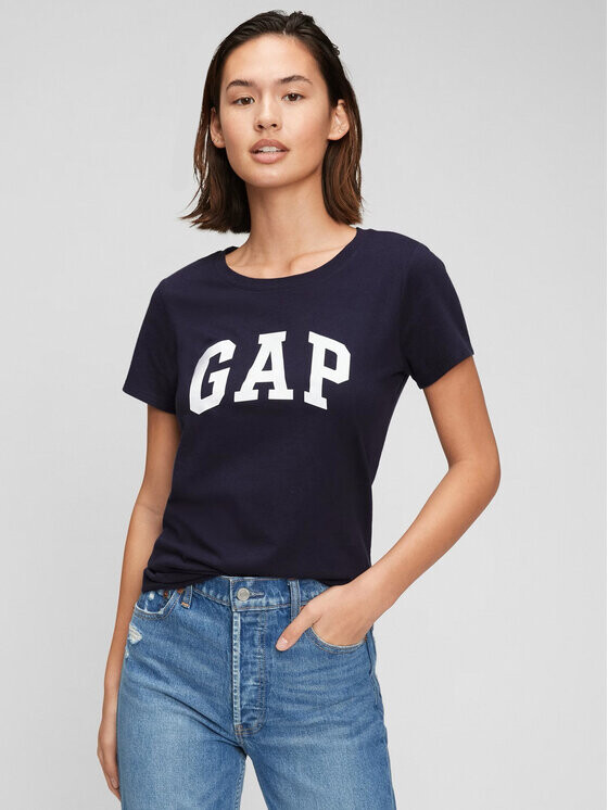 

Футболка стандартного кроя Gap, синий