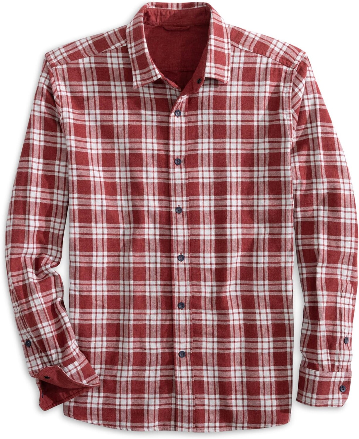 

Двусторонняя спортивная рубашка в клетку Melbourne с длинным рукавом Southern Tide, цвет Heather Tuscany Red