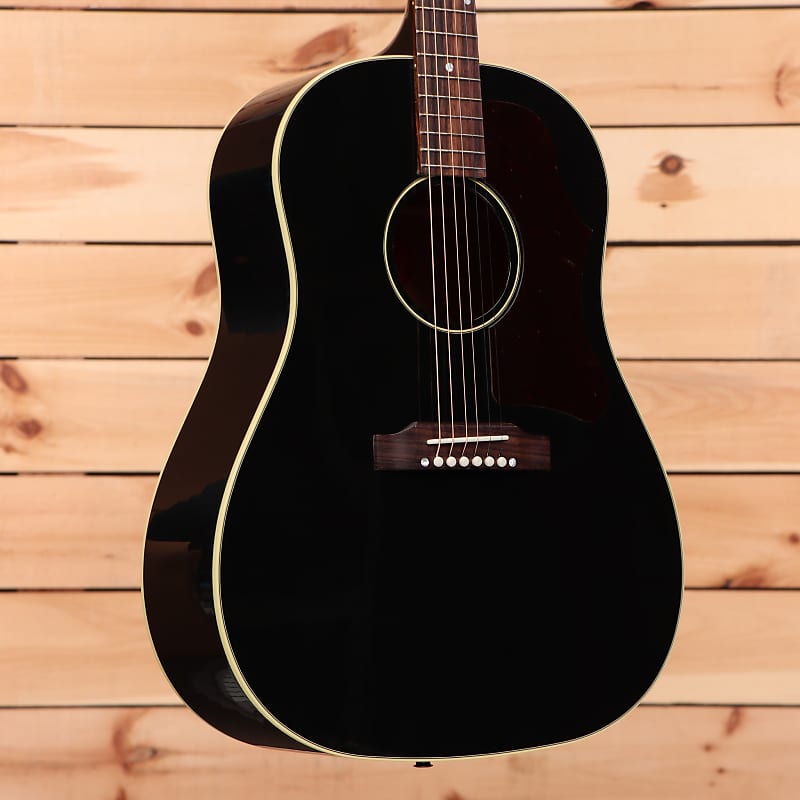 Акустическая гитара Gibson 50s J-45 Original - Ebony - 21293176 - PLEK'd