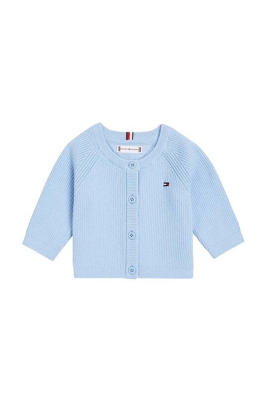 

Детский кардиган из хлопка Tommy Hilfiger, синий