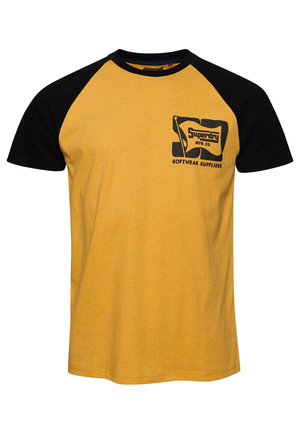 

Футболка Superdry Raglan, желтый