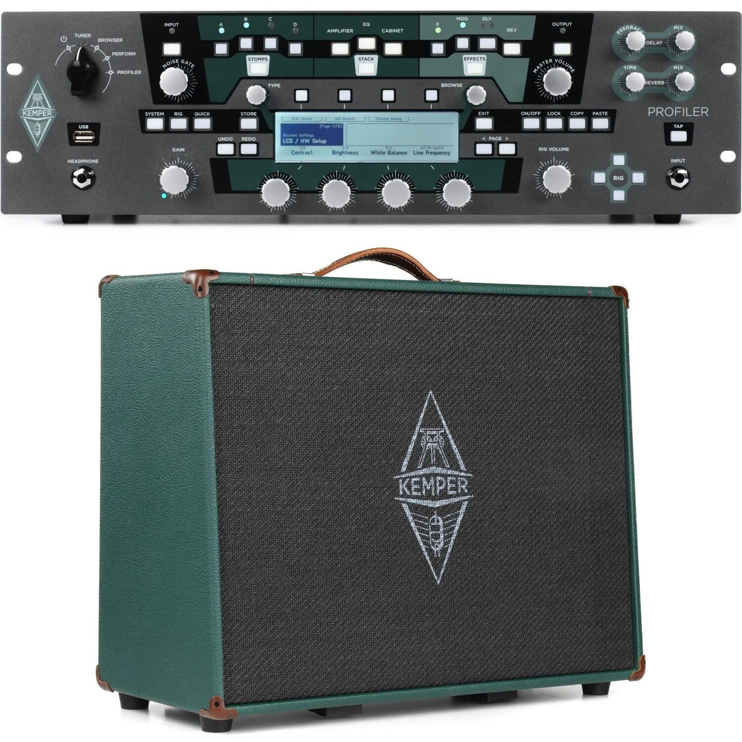 

Новая стойка Kemper Profiler Power Rack мощностью 600 Вт в комплекте с усилителем профилирования и кабинетом для монтажа в стойку