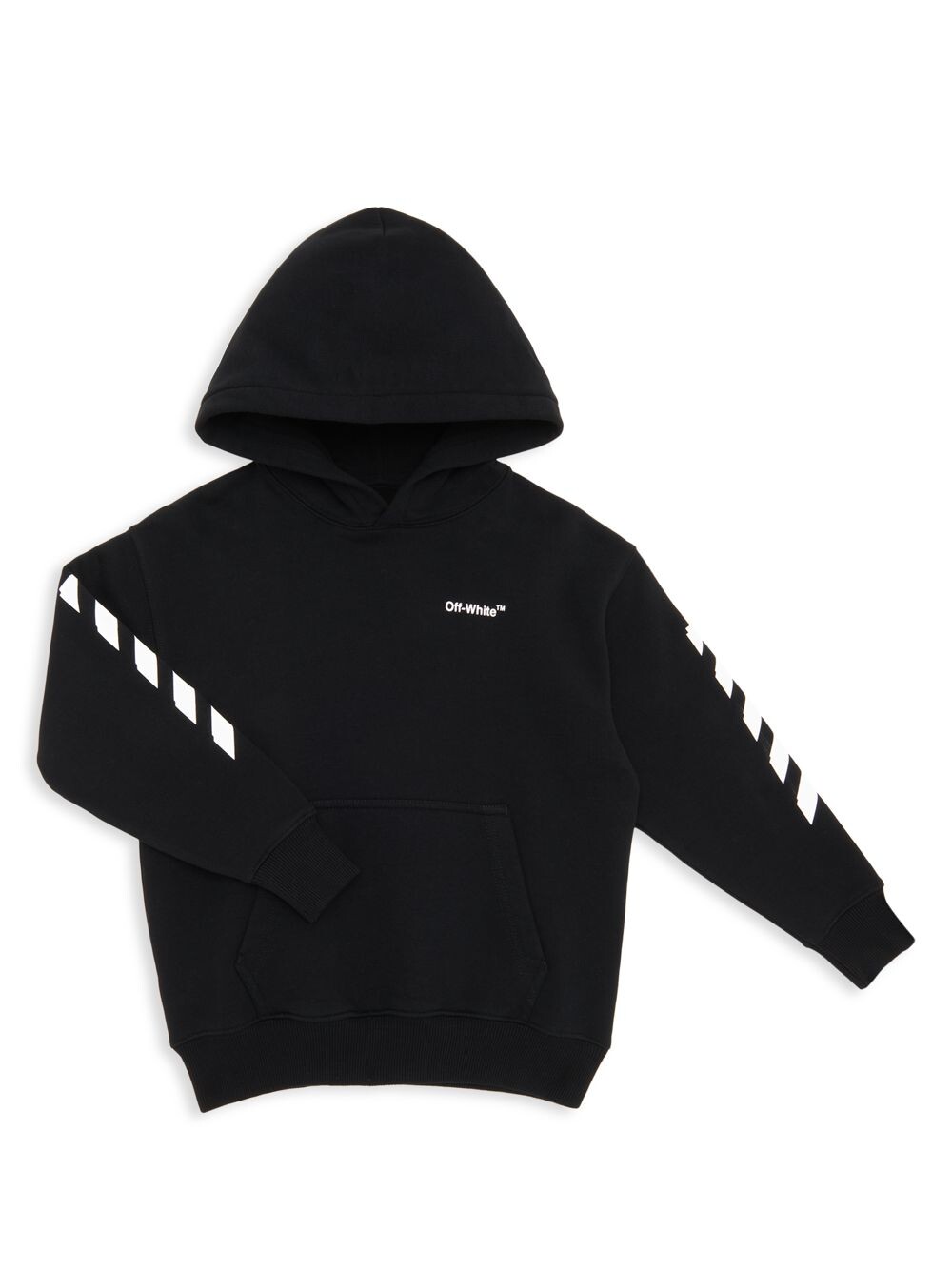 

Резиновая худи со стрелой для маленьких мальчиков и мальчиков Off-White, черный