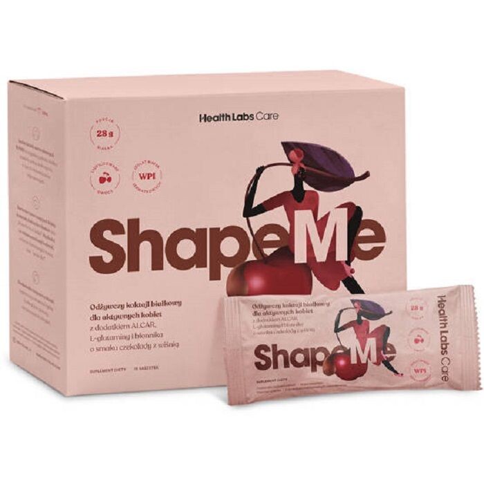 

Health Labs Care Shape Me Smak Czekolady z Wiśnią протеиновый коктейль, 15 шт.