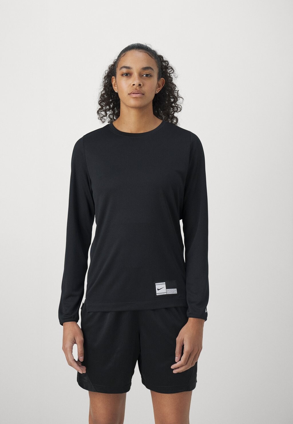 

Рубашка с длинным рукавом PREGAME Nike, цвет black/white/white