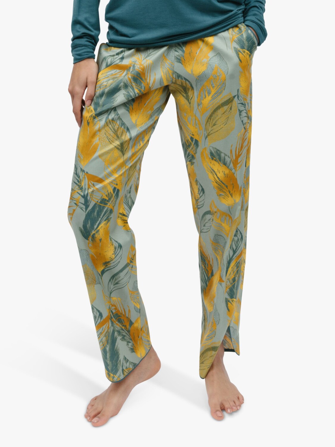 

Пижамные штаны Cyberjammies Hannah Leaf, зеленые