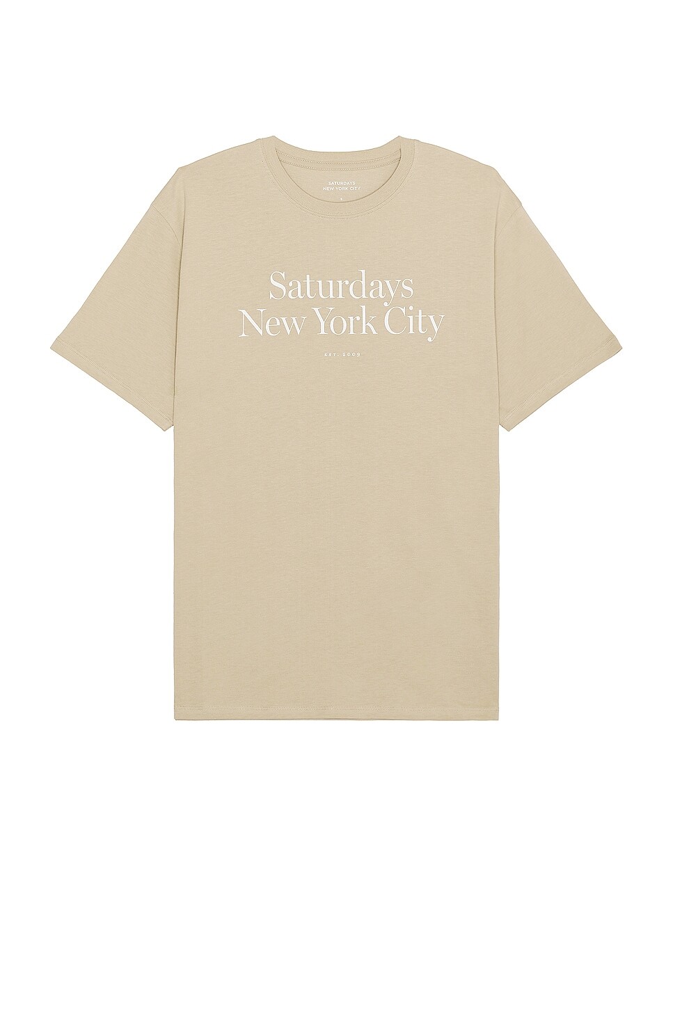 Футболка SATURDAYS NYC Miller Standard, цвет Classic Khaki