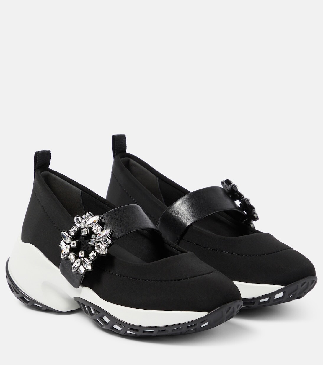 

Кроссовки viv' match с декором Roger Vivier, черный