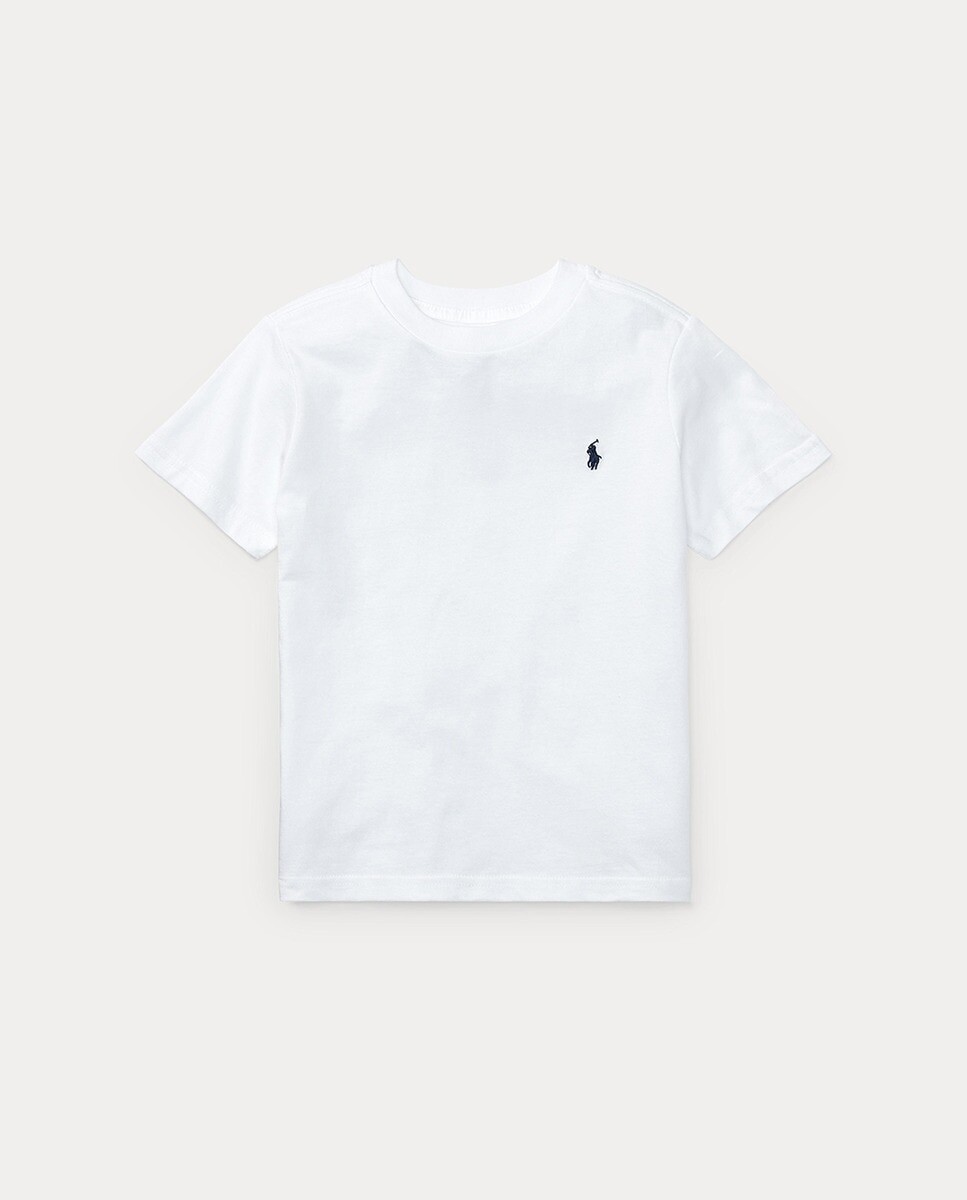 

Белая футболка для мальчика с логотипом Polo Ralph Lauren, белый