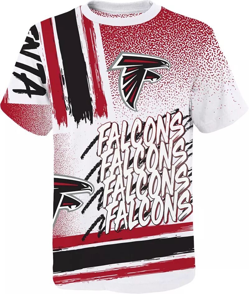 

Nfl Team Apparel Молодежная футболка Atlanta Falcons Game Time, белая футболка