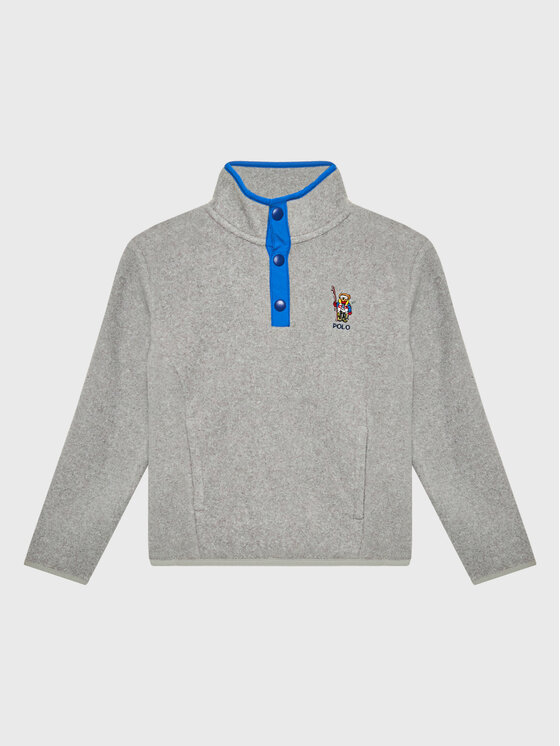 

Флисовая куртка стандартного кроя Polo Ralph Lauren, серый