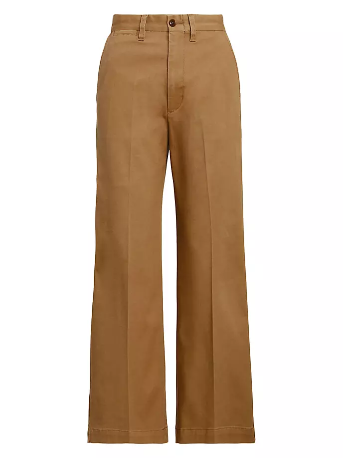 

Широкие брюки из хлопковой смеси Polo Ralph Lauren, хаки