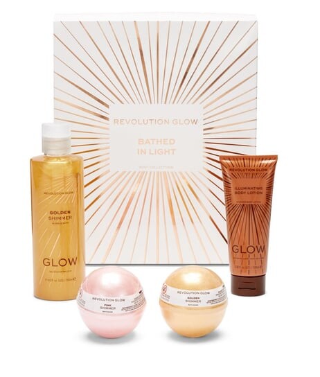 

Набор косметики для тела, 4 шт. Makeup Revolution, Revolution Glow