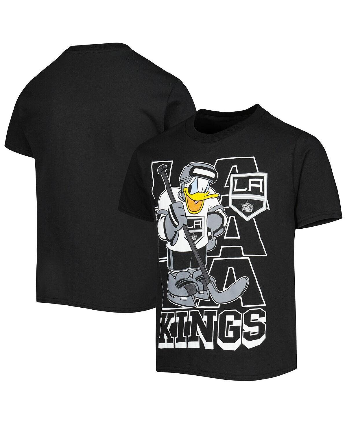 

Черная футболка Big Boys Los Angeles Kings Disney Donald Duck Three Peat Outerstuff