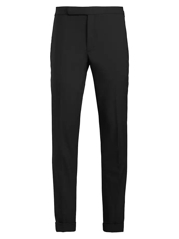 

Грег Шерстяные Брюки Ralph Lauren Purple Label, черный