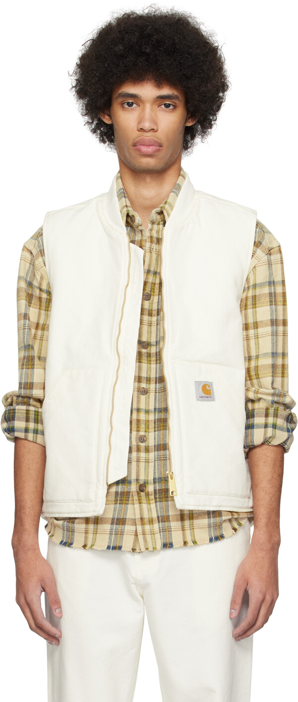

Белый классический жилет Carhartt Work In Progress