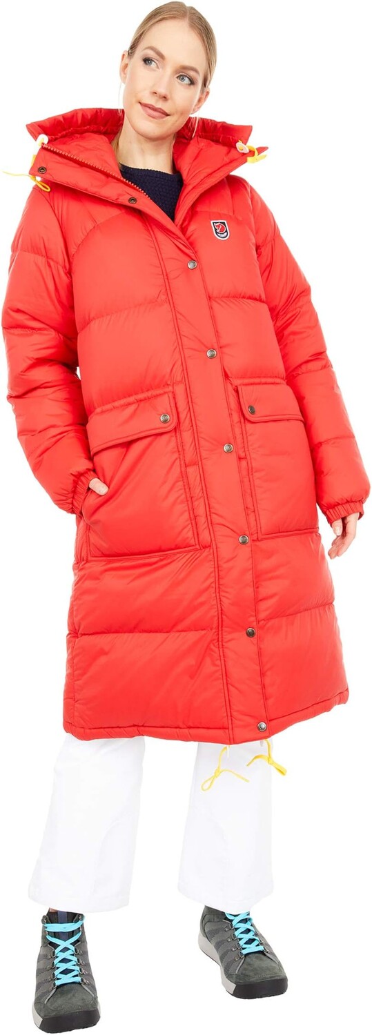 

Парка Expedition Long Down Parka Fjällräven, цвет True Red