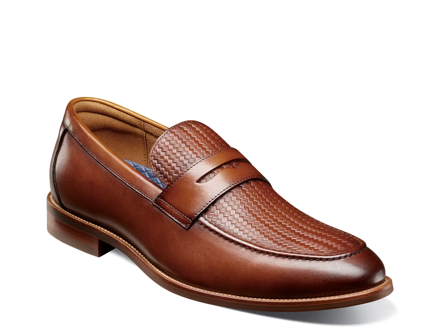 

Лоферы Rucci Weave Penny Loafer Florsheim, цвет cognac
