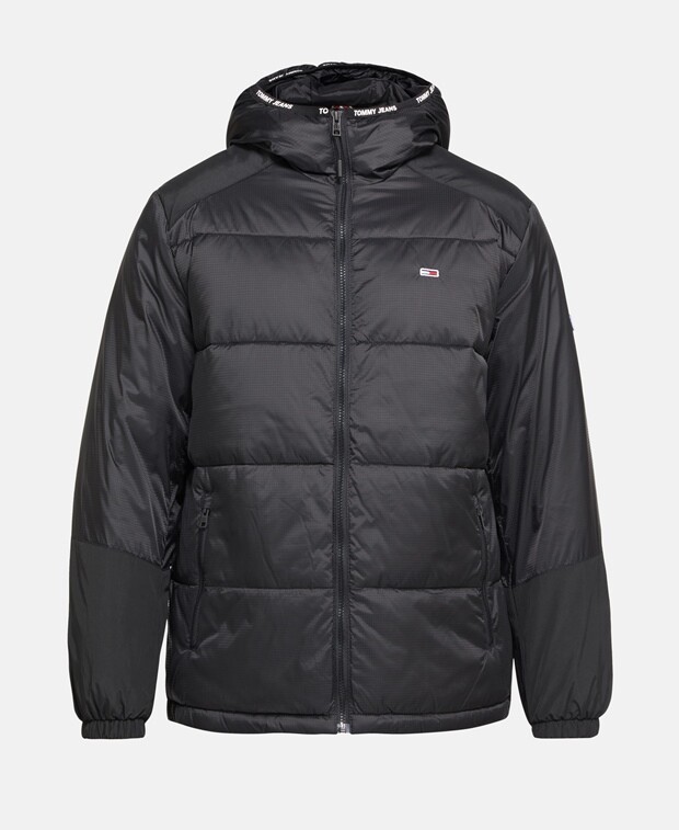

Стеганая куртка Tommy Jeans, черный