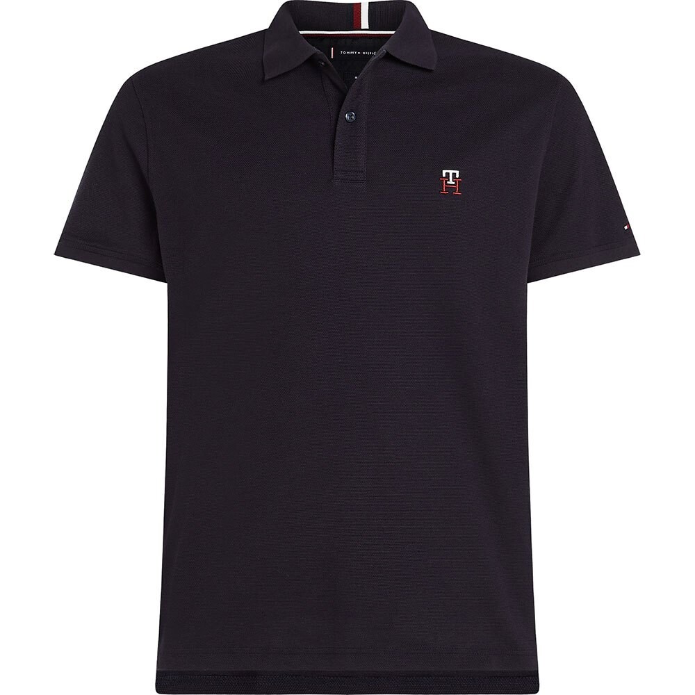 

Поло с коротким рукавом Tommy Hilfiger Monogram Small Regular Fit, синий