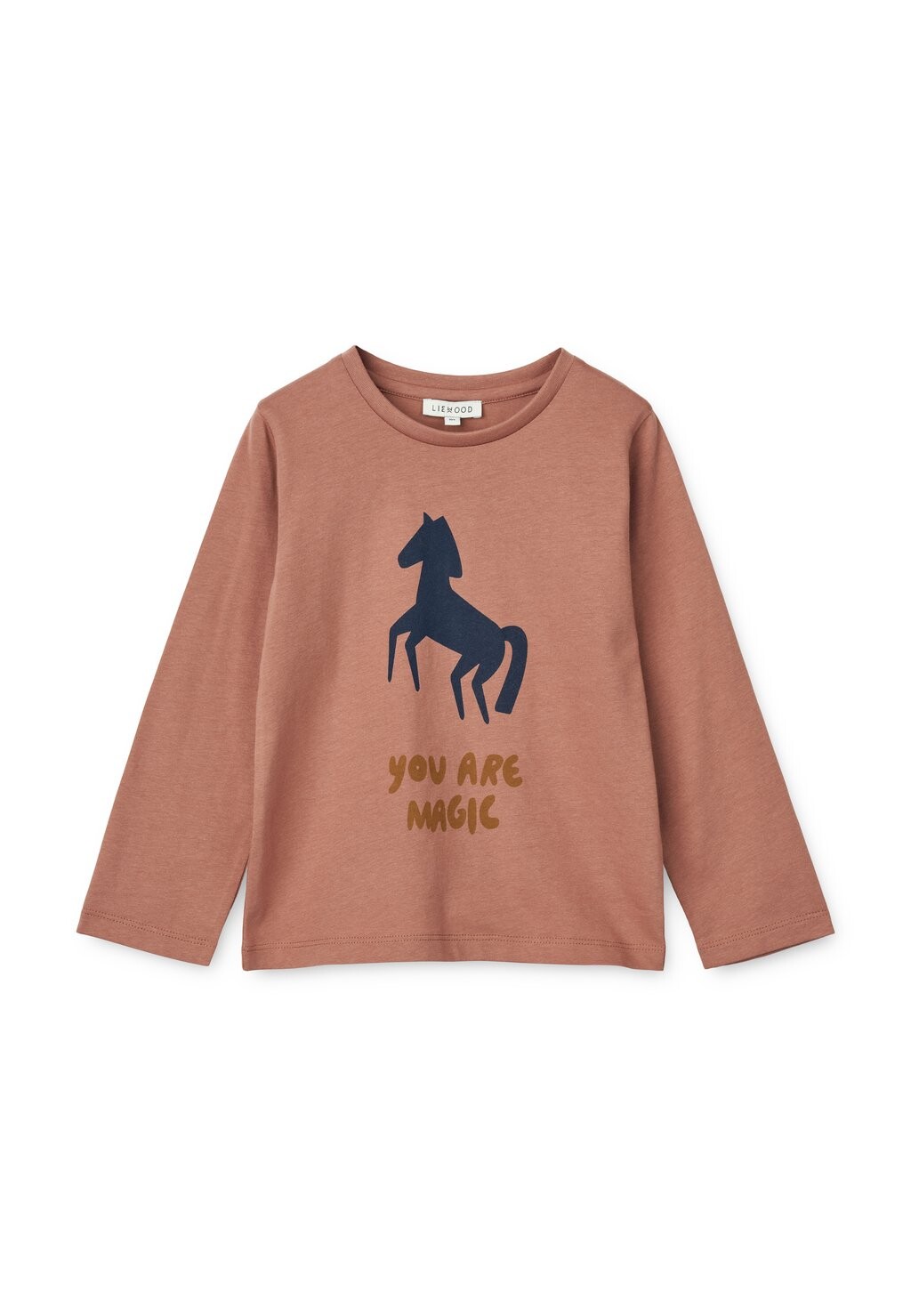 

Футболка с длинным рукавом Apia Unisex Liewood, цвет horses/dark rosetta