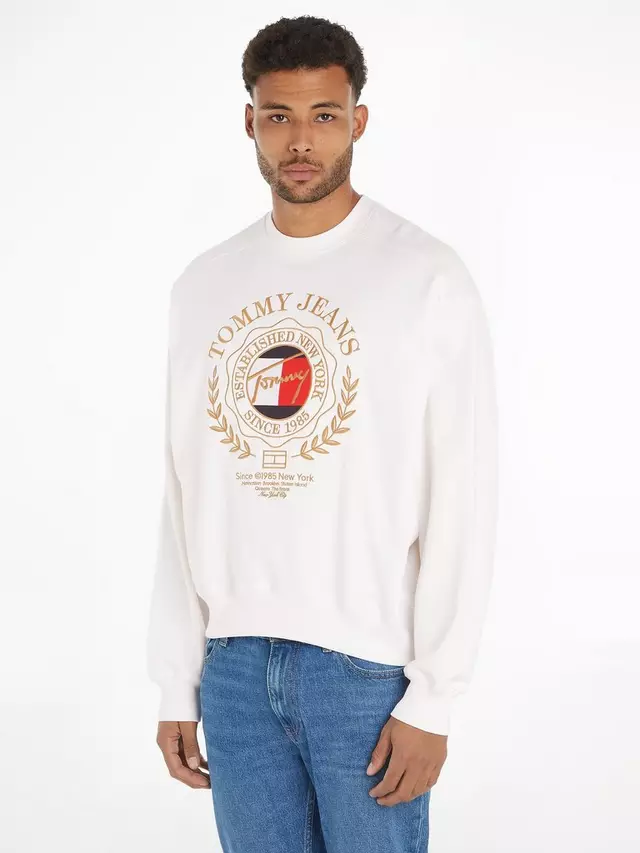 

Толстовка Tommy Hilfiger Tommy Hilfiger Boxy Luxe, белый