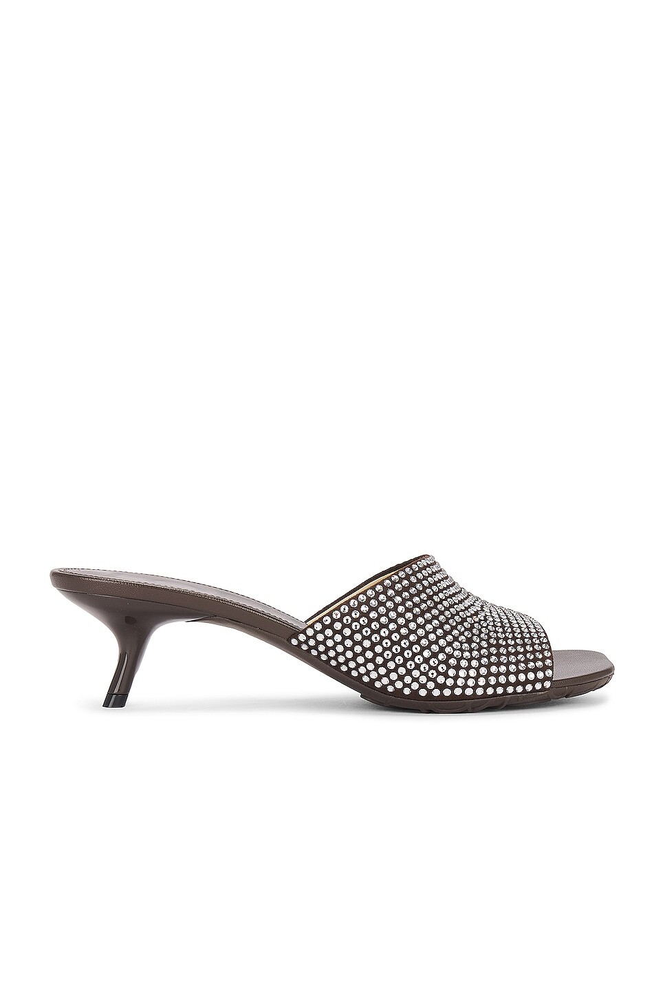 

Мюли Loewe Petal Strassed, цвет Shitake